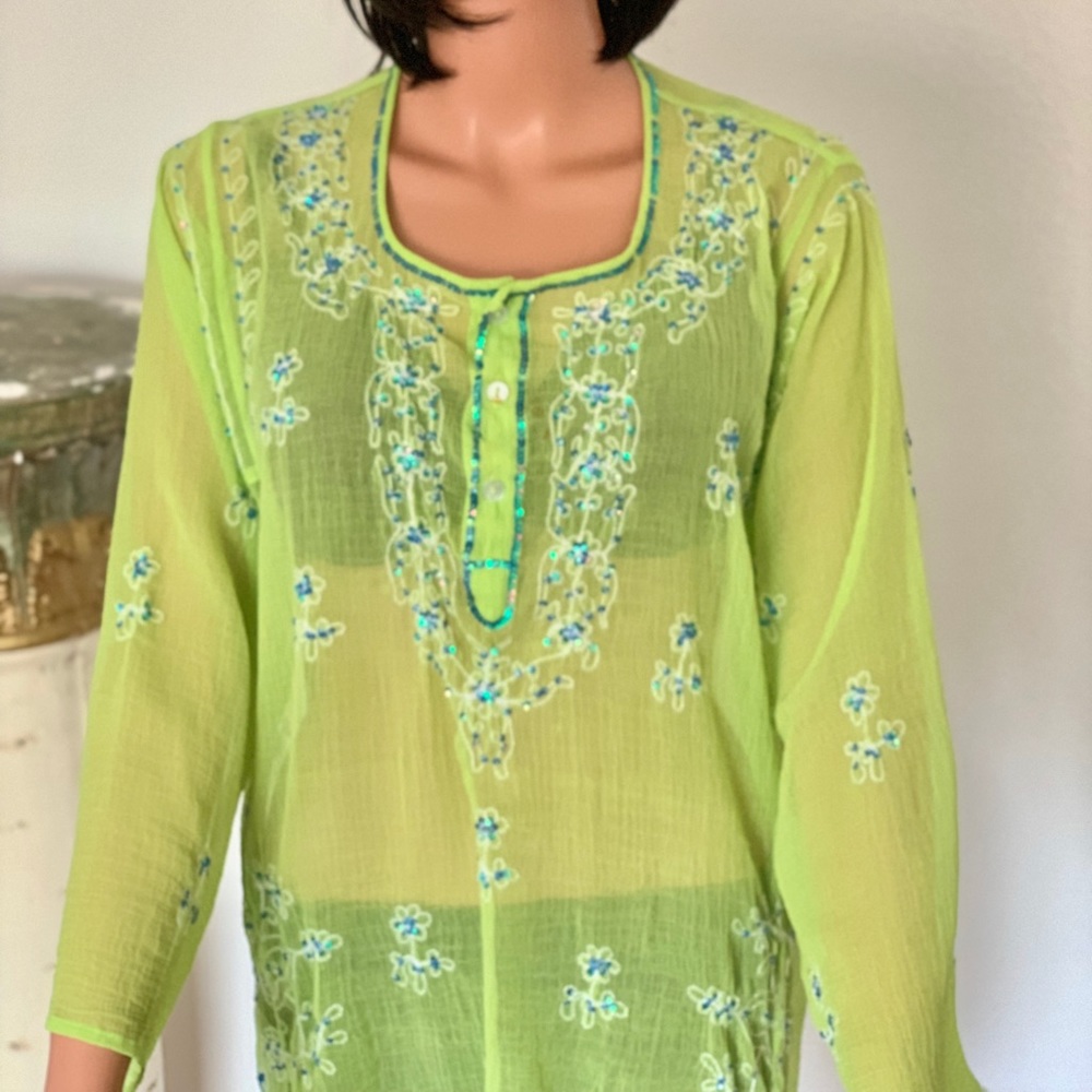Sweet Lady Bohemian Plus Size XXL Tunic Embelished